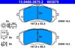 ATE set placute frana, frana disc ATE 13.0460-3870.2 - centralcar