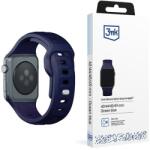 3MK szilikon óraszíj Apple Watch 42/44/45/49mm - sötétkék