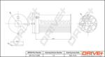 Dr! ve+ Filtru ulei Dr! ve+ DP1110.11. 0343 (DP1110.11.0343) - automobilus