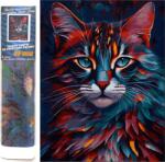 NORIMPEX - Puzzle Pictura cu diamant: Vedere pisică 30x40 cm - 1 - 39 piese