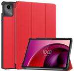 Gigapack Tok álló, bőr hatású (aktív FLIP, oldalra nyíló, TRIFOLD, asztali tartó) PIROS Lenovo Tab M11 (TB330) (GP-155063)