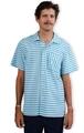 Brava Fabrics Hosszú ujjú ingek Stripes Shirt - Blue Kék EU S
