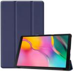 Gigapack Tok álló, bőr hatású (aktív FLIP, oldalra nyíló, TRIFOLD asztali tartó funkció) SÖTÉTKÉK Samsung Galaxy Tab A 10.1 WIFI (2019) SM-T510, Samsung Galaxy Tab A 10.1 LTE (2019) SM-T515 (GP-87271)