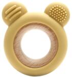 Lorelli Силиконова гризалка с бук Lorelli Premium - Мече, Yellow (10210910001)