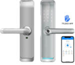 Portass-key Incuietoare smart cu amprenta, cod, card, telefon, Wi-Fi, Bluetooth, ideal pensiuni, regim hotelier, Booking, Airbnb, culoare silver (UPG-H35B-S)