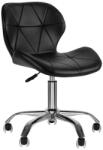 BeautyOne Scaun cosmetic cu spatar BeautyOne QS-06 Culoare: negru