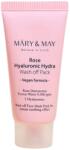 Máry & May Rose Hyaluronic Hydra Wash off Pack hidratáló agyagpakolás 30g