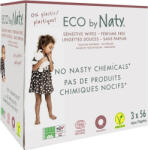 ECO by Naty Șervețele umede fără parfum pentru piele sensibilă 1×168 buc, șervețele umede