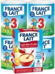  France Lait 3 4x400g + FL terci de orez cu fructe 250g 1×1 set, set de formule pentru sugari