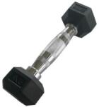 Sveltus - Hexagonal Dumbbell - Hex Hatszögletű Egykezes Gumírozott Fix Edzőtermi Kézisúlyzó - 1 K