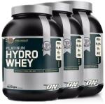 Optimum Nutrition - Platinum Hydro Whey - Hydrowhey - 3-as Csomag - 10, 5 Lbs - 3x1590 G