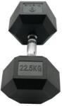 Sveltus - Hexagonal Dumbbell - Hex Hatszögletű Egykezes Gumírozott Fix Edzőtermi Kézisúlyzó - 22