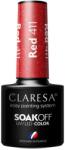 Claresa Gél-lakk körömre - Claresa Red SoakOff UV/LED Color 411