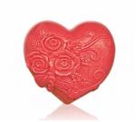 Bulgarian Rose Glicerin szappan Heart in love, piros - Bulgarian Rose Soap 60 g