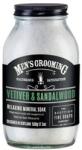 Scottish Fine Soaps Fürdősó tégelyben Vetiver és szantálfa - Scottish Fine Soaps Mens Grooming Vetiver & Sandalwood Relaxing Mineral Soak 500 g