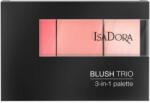 IsaDora Arcpirosító paletta - Isadora Blush Trio 3-in-1 Palette 70 - Coral Silk