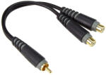 KLOTZ AYU9 - 1x RCA - 2x RCA aljzat átalakító Y-kábel