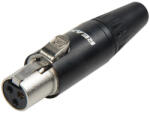 Rean by Neutrik RT3FC-B 3-pólusú TINY XLR csatlakozó
