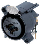 Neutrik NCJ10FI-S kombinált XLR aljzat + 6, 3-as TRS jack aljzat