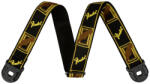 Fender Quick Grip Locking End Strap Black / Yellow / Brown zárható biztonsági heveder