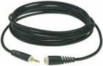 KLOTZ AS-EX10300 3, 5 mm-es sztereó jack - 3, 5 mm-es sztereó jackaljzattal szerelt hosszabbító kábel - 3 méter