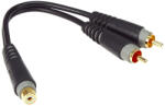 KLOTZ AYU8 - 2x RCA - 1x RCA aljzat átalakító Y-kábel