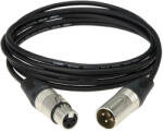 Hangszerdiszkont Klotz - Neutrik prémium XLR papa-XLR mama mikrofonkábel - 10 méter