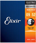 Elixir 12007 NanoWeb 7-Srting Super Light Electric 09-52 (7-húros)