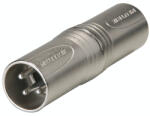 Neutrik NA3MM XLR papa - XLR papa átalakító adapter
