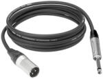 Hangszerdiszkont Klotz - Neutrik prémium XLR papa-6, 3 mono Jack mikrofonkábel - 1 méter