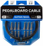 BOSS BCK-12 pipa-pipa forrasztás nélküli pedalboard kábel szett - aranyozott - 3, 5 méter