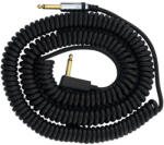 VOX VCC-090BK egyenes-pipa jack, spirális hangszerkábel - 9 méter - fekete