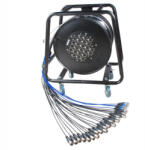 Robust SB204K30D 24 - 20/4 csatornás 30 méter kábeldobra szerelt stagebox