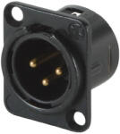 Neutrik NC3MD-L-B-1 XLR papa aljzat - fekete