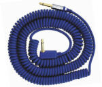 VOX VCC-090BL egyenes-pipa jack, spirális hangszerkábel - 9 méter - kék