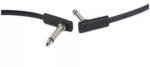 RockBoard by Warwick RockBoard RBO CAB PC F 10 BLK Flat Patch kábel - 10 cm