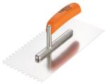  Neo 50-162 acél simító, fogazott, rozsdamentes, 270x128mm, 6x6x6mm, fa markolat (50-162)