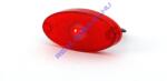 WAS Szélességjelző 12V/24V ovális alakú piros 1 ledes középen 120mm x 46mm (307p) (307p-W64) - jarmulampa