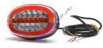 WAS W205-ös tipuscsalád. 1432 DD L/P. Teljesen Led, -es(részben NEON) univerzális többfunkcíos(helyzetjelző, fék, futófényes irányjelző) mezőgazdasági gép hátsó lámpa, beépítési adapterekkel. Jobb-Bal. 12