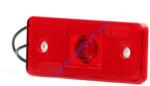 WAS Szélességjelző 12V/24V téglalap alakú piros 1 ledes 116mm x 46mm (103p) (103p-W17d) - jarmulampa