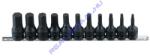 Genius Tools légkulcsfej készlet, imbusz, metrikus 1/2", 11 darabos (TH-411M)