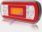 Fristom Hátsólámpa 12-24V ovális, LED-es 5 funkciós (+tolató +rendszámvilágítás) +1m kábel 220mm x 100mm x 50mm (FT-130 LED) (FT-130COFLED) - jarmulampa
