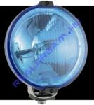WESEM HOS2.38810. Szúrófény nagy kerek fekete műanyag házzal halványkék üveggel + 1LED 12V körhelyzetjelző 183mm átmérő 97mm mély. H3, -as izzó nélkül, de 12V T4W izzóval. 0, 15m bekötési kábellal (HOS2.388