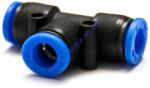 SHPI műanyag-levegőcső dugaszolható összekötő, T-alakú, 3x 14mm (SPE-14)