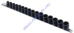 Genius Tools légkulcsfej készlet, metrikus, 3/8", 16 darabos (CM-316M)