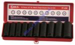Genius Tools légkulcsfej készlet, metrikus, hosszú, 1/2", 10 darabos (TD-410M)
