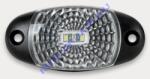 Fristom Szélességjelző 12-24V ovális alakú sík hátoldalas fehér 3 LED-es 72mm x 34mm (FT-025B LED) (FT-025BLED) - jarmulampa