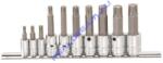 Genius Tools ribe bit készlet crowa foglalatban, 1/4" és 3/8", 10 darabos (BS-2310S)
