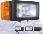 WESEM REPR1.24206. Zetor téglalap fényszóró BAL +index +helyzetjelző +Deutche csatlakozó hely (por és vízálló) hótoló és speciális járművek 246mm x 110mm x 124mm H4 izzós kivitel, 12V, -os izzókkal (REPR1.2