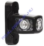 WAS Szélességjelző 12V/24V LED-es Piros/Fehér/Sárga kocka forma, kardán tömb . . . mm kinyúlás (286-W62) (286-W62) - jarmulampa